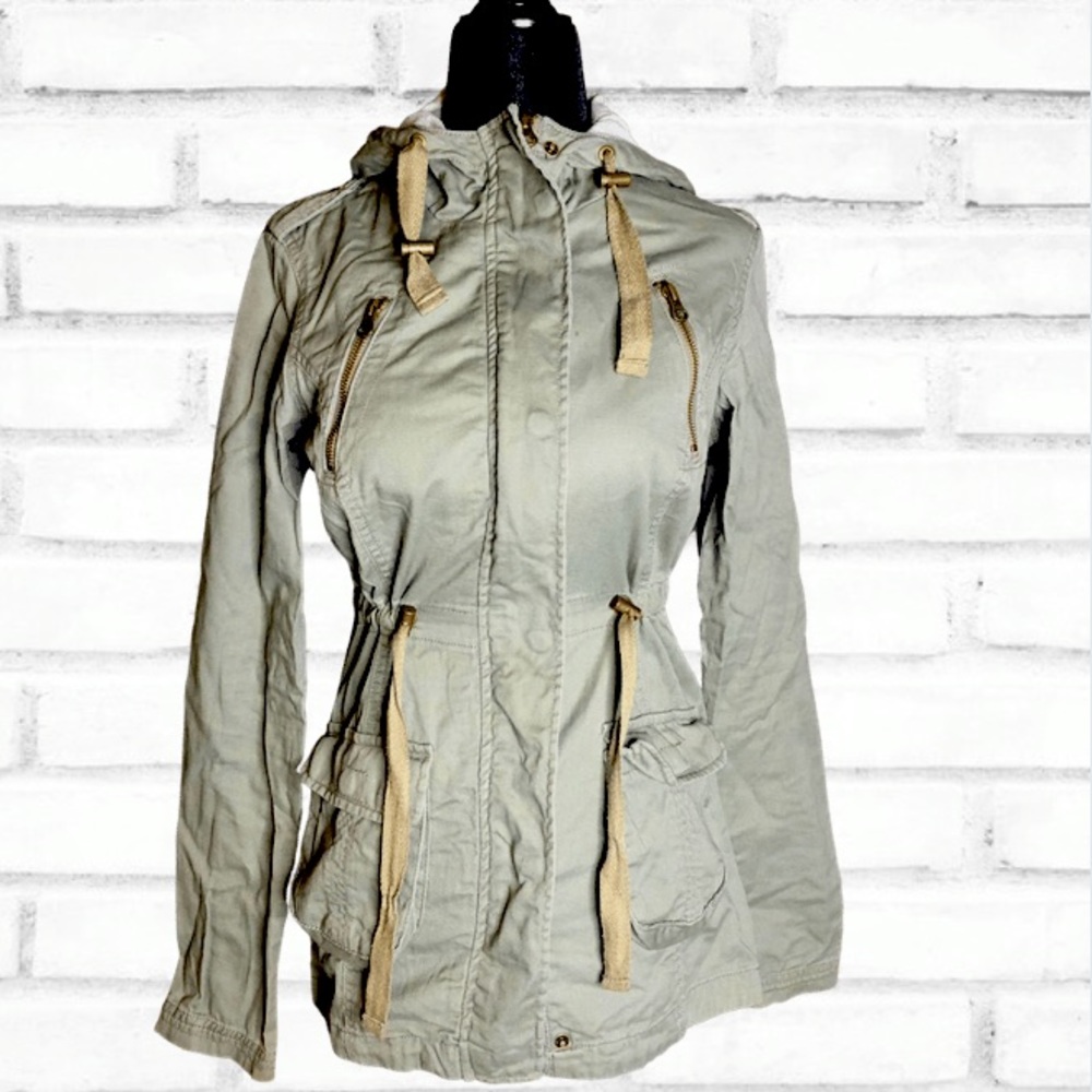 Olive green Cargo jacket